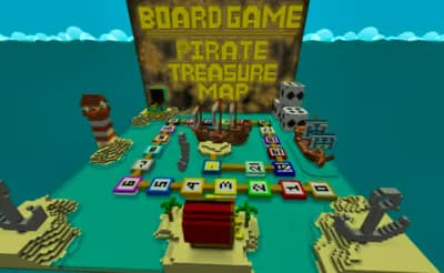 Board Game: Pirate Treasure Map!