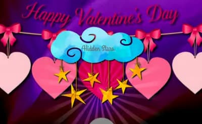 Happy Valentine's Day Hidden Stars