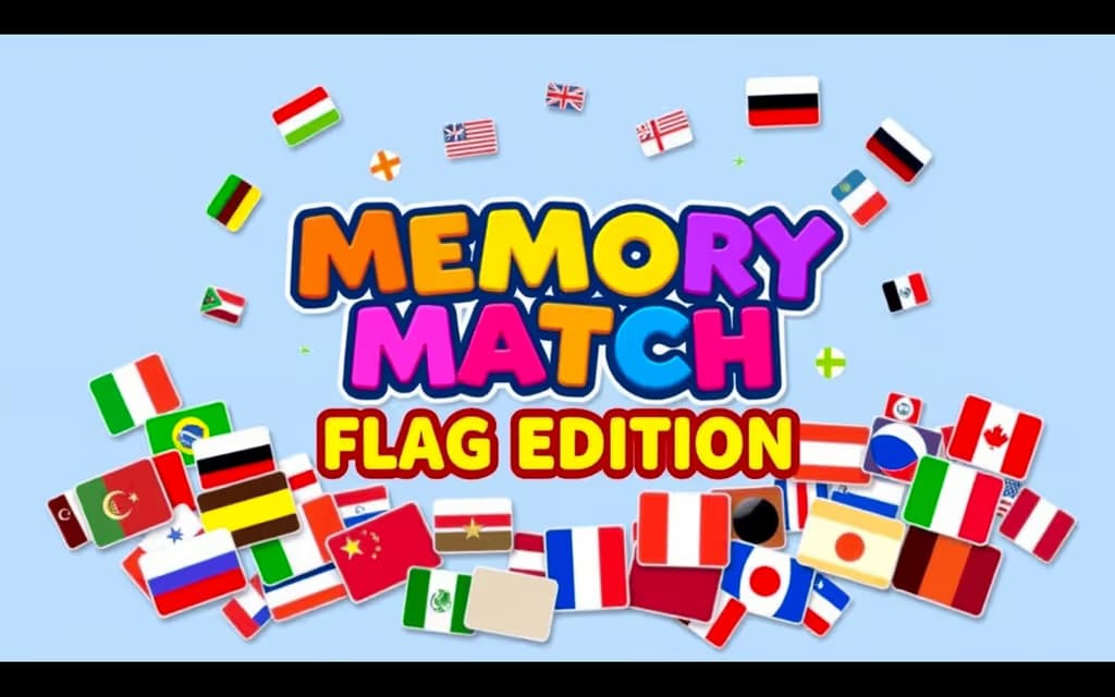 Memory Match Flag Edition