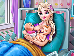 Elsa Mommy Twins Birth