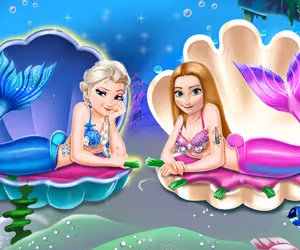 Mermaid Princesses Dress up H