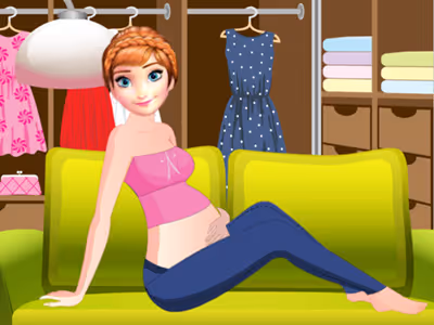 Pregnant Anne Dressing Room