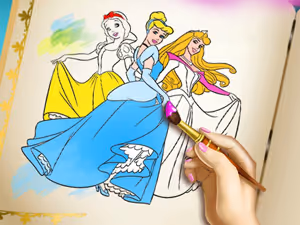 Princesses Coloring Book