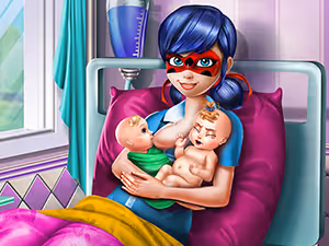 Dotted Girl Twins Birth