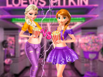 Ellie and Annie Movie Night