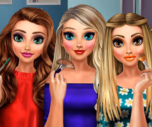 Supermodels Glossy Makeup