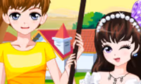 Romantic Spring Couple