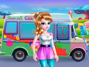 Girly Ice Cream Truck Car Wash