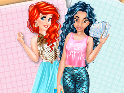 Jasmine and Ariel Wardrobe Swap