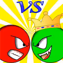 Red ball vs green king