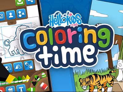 HelloKids Coloring Time