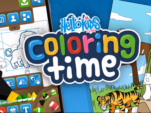 HelloKids Coloring Time