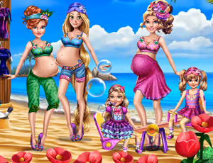 Pregnant Moms Exotic Holiday