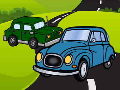 Cartoon Car Jigsaw