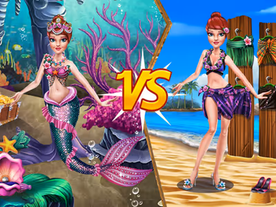 Princess VS Mermaid Outfit