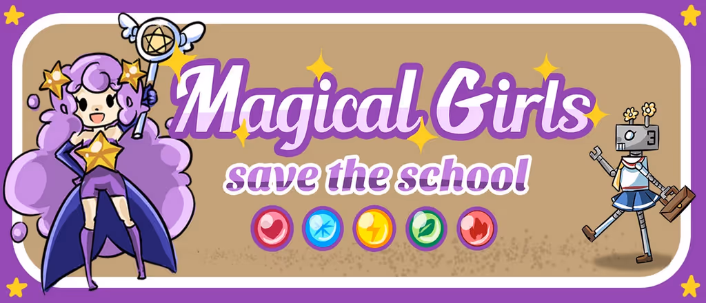 Magical girl Save the school
