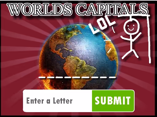 Hangman Capitals Cities