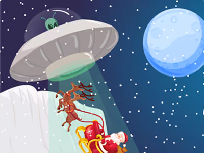 Christmas Santa Claus Alien War
