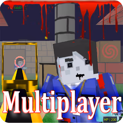 Pixel Blocky Land Multiplayer