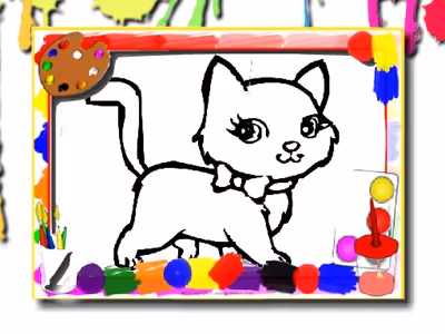 Sweet Cats Coloring