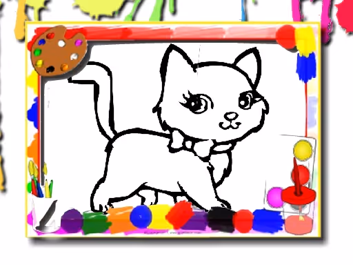 Sweet Cats Coloring
