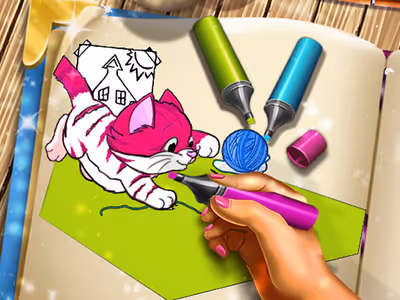 Pets Coloring Book