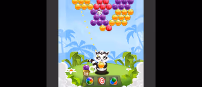 Bubble Shooter Raccoon