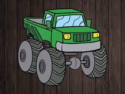 Monster Truck Jigsaw