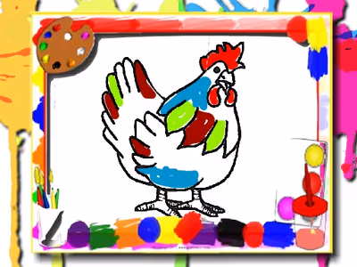 Chicken Coloring Book