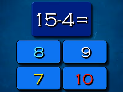 Subtraction Math Challenge