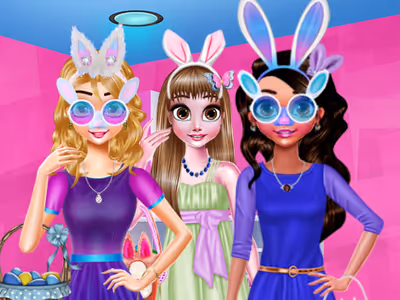Funny Easter Girls