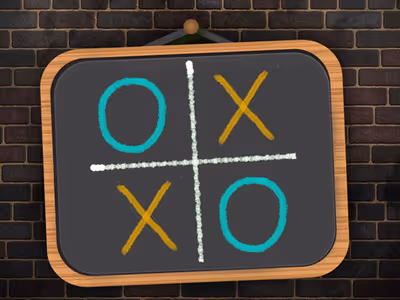 Tic Tac Toe Blackboard
