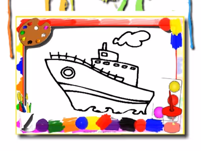 BTS Cartoon Coloring Time
