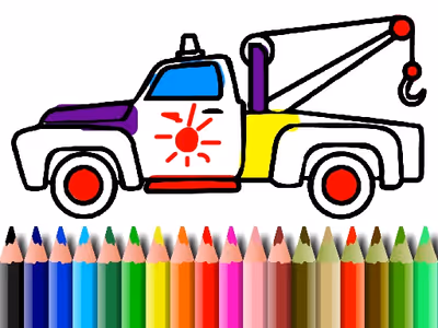 BTS Trucks Coloring