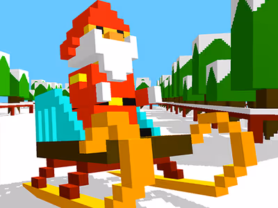 Sliding Santa Clause