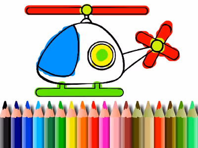 BTS Helicopter Coloring