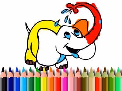 BTS Elephant Coloring
