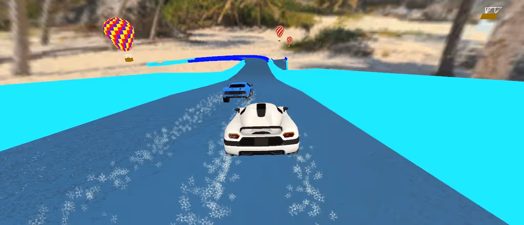 Water Slide Cars