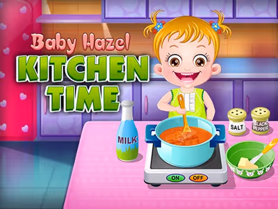Baby Hazel Kitchen Time