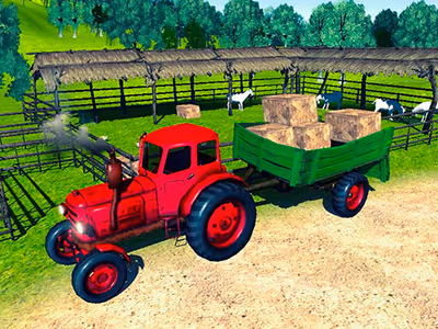 Farmer Tractor Cargo Simulation