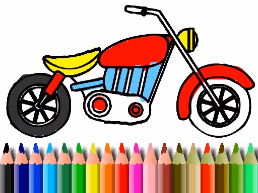 BTS Motorbike Coloring