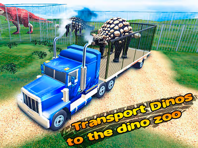 Transport Dinos To The Dino Zoo