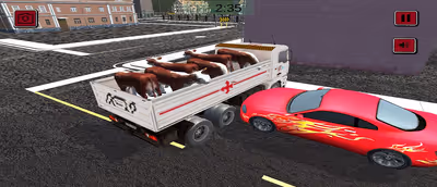 Truck Transport Domestic Animals