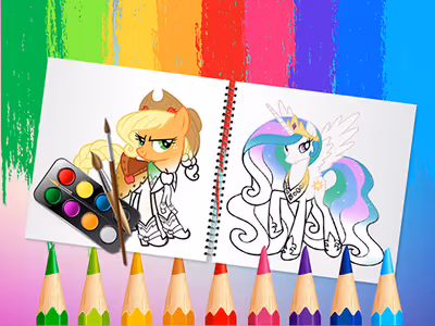 Sweet Pony Coloring Book