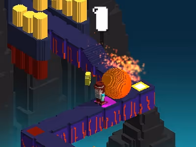 Pixel Rock Escape