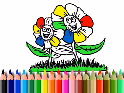 BTS Flowers Coloring