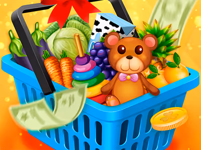 Kids Go Shopping Supermarket