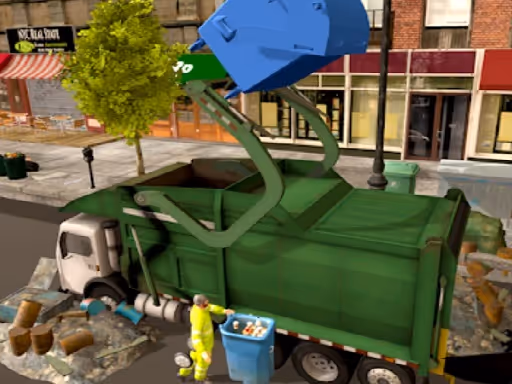 Town Clean Garbage Truck