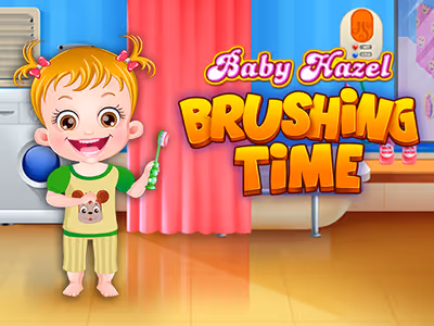 Baby Hazel Brushing Time