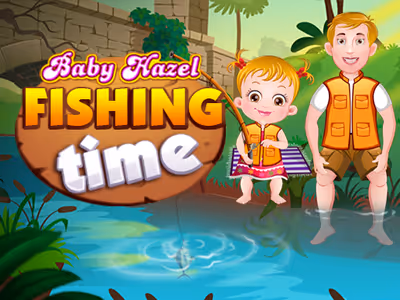 Baby Hazel Fishing Time